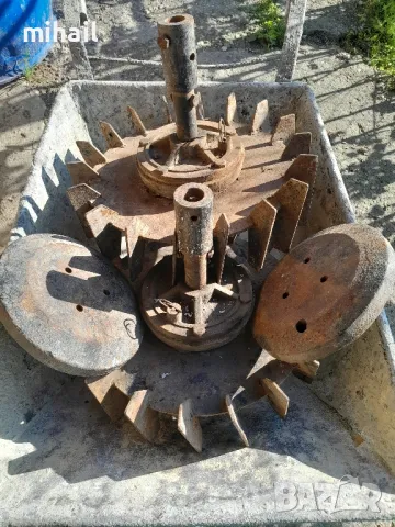 железни колела за фреза диференциални  с тежести , снимка 2 - Градинска техника - 50185741