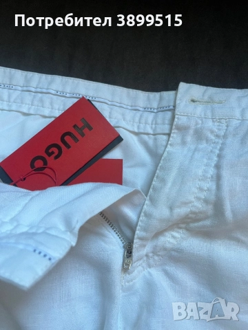 Мъжки ленен панталон HUGO BOSS