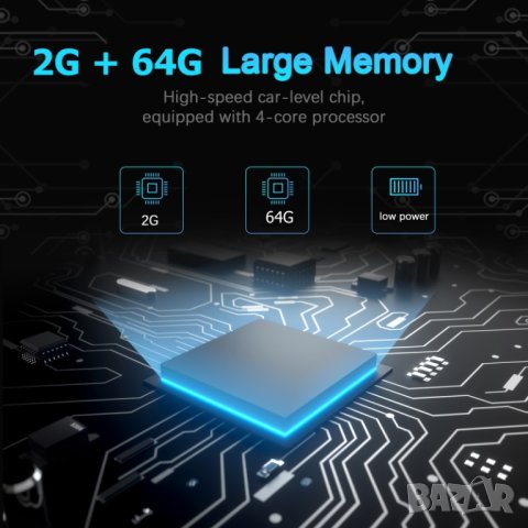 9" 2-DIN мултимедия с Android 12, RDS, 64GB ROM , 2GB RAM, утвърден производител и EU-качество , снимка 6 - Аксесоари и консумативи - 41191278