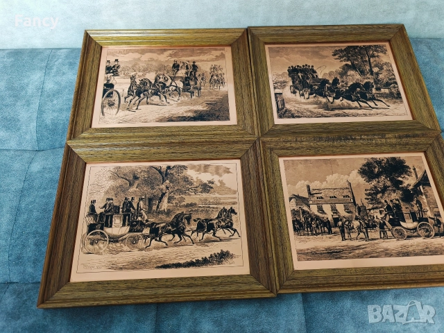 Гравюри върху мед, картина 31/25 см, снимка 7 - Картини - 52697189