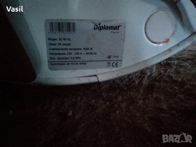 Бойлер 80л 2500 w,хоризонтален монтаж, снимка 3 - Бойлери - 28138912