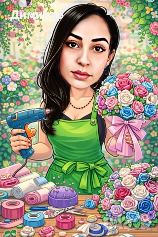 Дигитални карикатури + подарък рамка