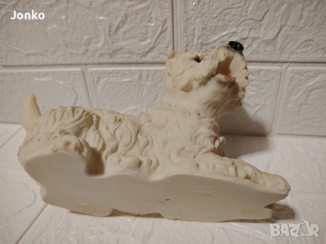  Статуетка куче полирезин , снимка 4 - Статуетки - 53170557