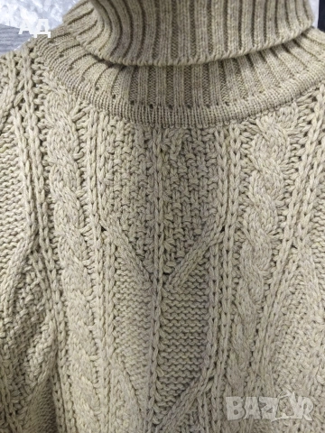 Зимен плетен пуловер, снимка 2 - Пуловери - 53167963