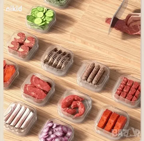 Комплактна пластмасова кутия за храна храни запазване свежест на продукти, снимка 3 - Кутии за храна - 49394665