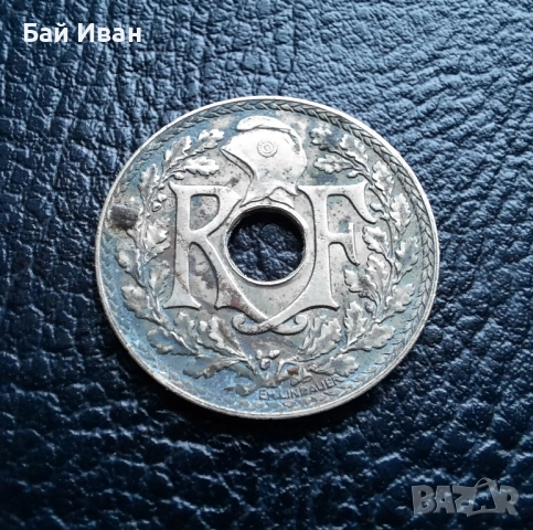 Стара монета 10 сантима 1939 г. Франция - топ !, снимка 8 - Нумизматика и бонистика - 42211418