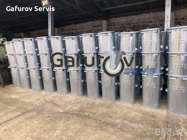 Метална кофа за смет тип ”Мева” - поцинкована, здрава и устойчива, снимка 5 - Друго - 52272963