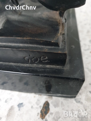 65см-7кг бронзова скулптура/еротика/фигура на полугола жена/голяма дизайнерска статуетка, снимка 13 - Антикварни и старинни предмети - 46516141