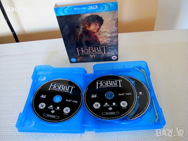 Hobbit Trilogy 3D + 2D Blu Ray 12 диска за колекционери, снимка 8 - Blu-Ray филми - 43801317