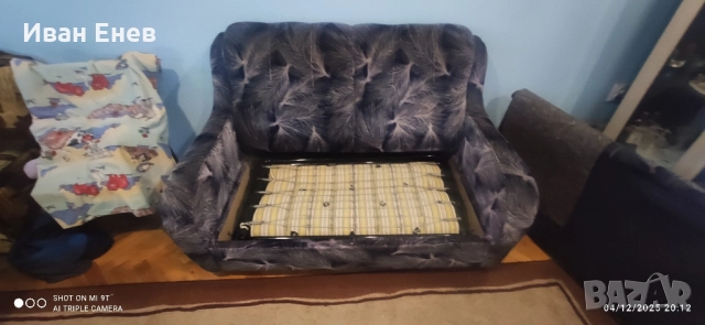 диван с функция сън, снимка 5 - Дивани и мека мебел - 52655261