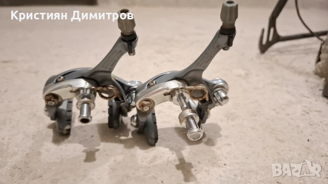 Shimano 600 Tricolor - ретро шосейни спирачки ( челюсти ) и шифтъри, снимка 2 - Части за велосипеди - 50482487