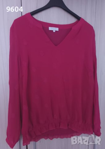 Официална копринена блуза , снимка 2 - Блузи с дълъг ръкав и пуловери - 43498777