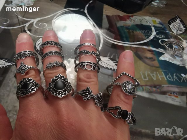 Дамски пръстени, снимка 8 - Пръстени - 32648859