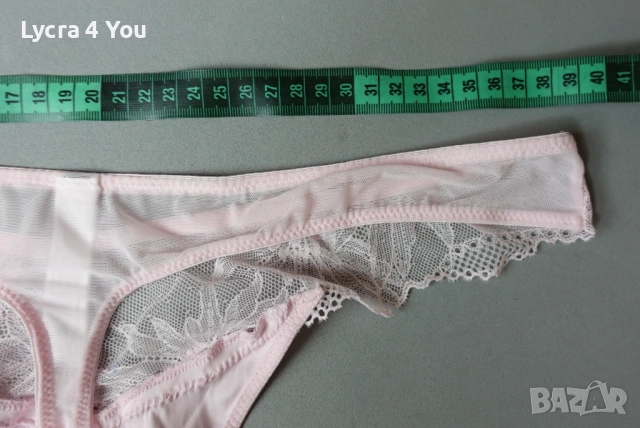 Primark L луксозни светло розови прашки от сатен и дантела, снимка 9 - Бельо - 53264323