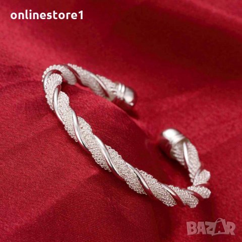 Сребърна гривна 925 - Одеса Код: BGRX123, снимка 2 - Гривни - 33682187