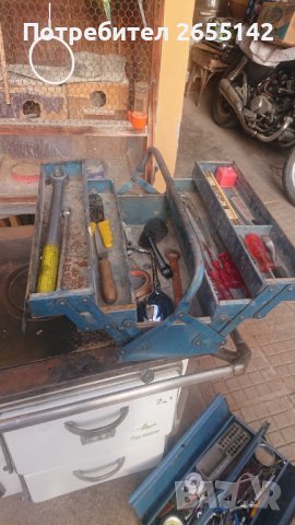 Железен Куфар за Инструменти 2бр., снимка 3 - Куфари с инструменти - 42948455