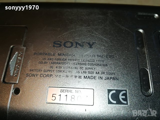 sony mz-e20 minidisc made in japan 1807211224, снимка 15 - MP3 и MP4 плеъри - 33553761