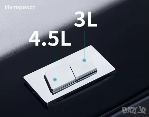  Сив Тоалетен Комплект с Черна Линия, снимка 4 - Други - 49962637