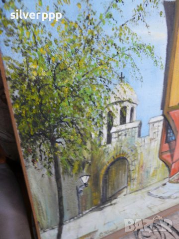 Авторска картина Старият Пловдив , снимка 3 - Картини - 40056016
