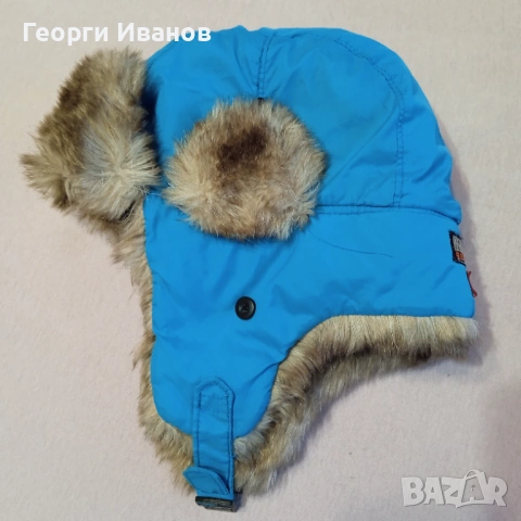 КАТО НОВА NAPAPIJRI 100% ОРИГИНАЛНА детска ушанка зимна шапка Напапири