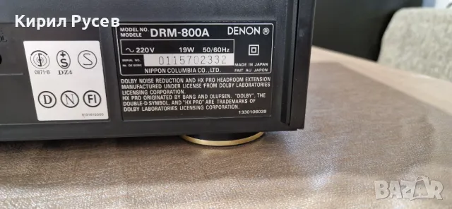 Продавам Denon DRM-800A, снимка 6 - Декове - 48706247