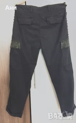 Mason's нов с етикет черен дамски панталон с еластан, снимка 2 - Панталони - 46633545