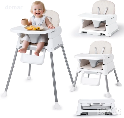 Столче за хранене, Регулируемо трансформируемо 3 в 1 столче за хранене
