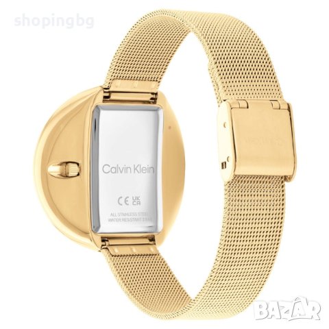 Дамски часовник Calvin Klein Gold, снимка 8 - Дамски - 42992062