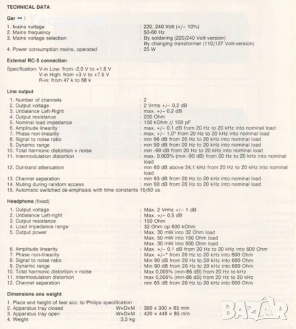 Philips CD780, снимка 3 - Декове - 52097943