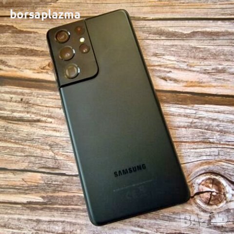 Samsung Galaxy S21 Ultra 5G мобилен телефон, Black, 256 GB, Отлично