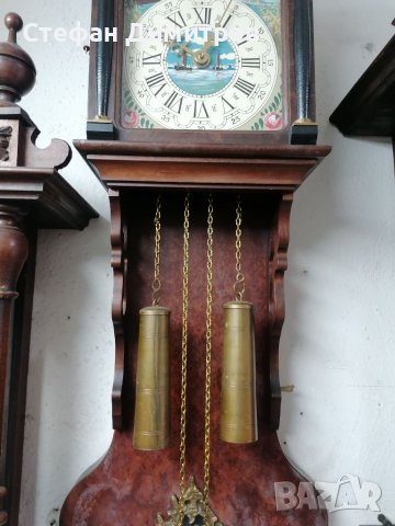 Голям работещ механичен Фризийски часовник , снимка 2 - Антикварни и старинни предмети - 39711184