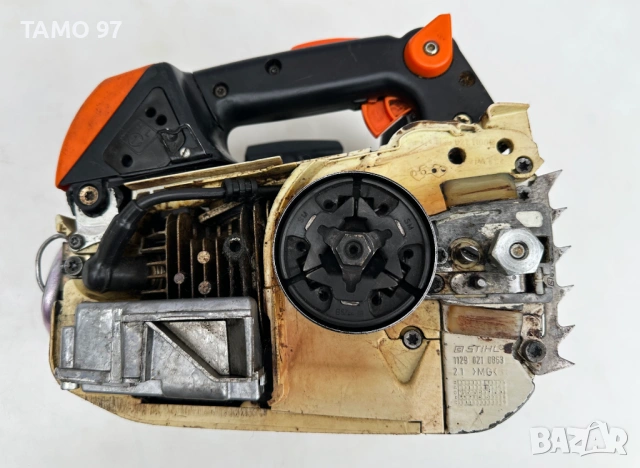 Stihl MS 200 T - Бензинова кастрачка / резачка за дърва, снимка 5 - Моторни триони/резачки - 53367289