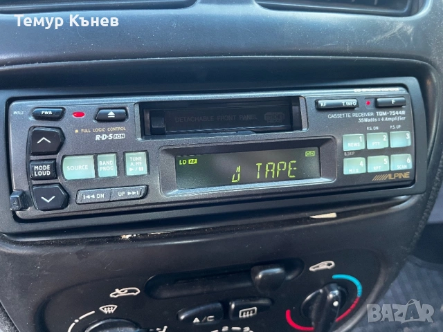 Alpine TDM-7544R + Alpine CHM-S611, снимка 3 - Радиокасетофони, транзистори - 53037033