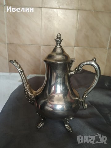 посребрена барокова кана и захарница , снимка 4 - Антикварни и старинни предмети - 32751400