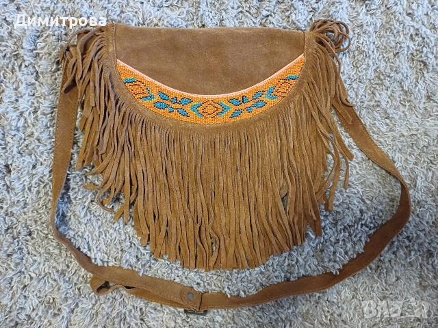 Дамска чанта ZARA - естествена кожа, снимка 9 - Чанти - 53384538