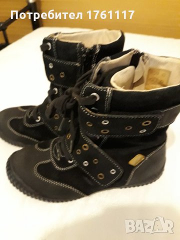 Hush Puppies-Боти естествен велур, снимка 11 - Детски боти и ботуши - 26289686