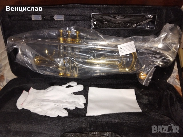 Уникален В тромпет , снимка 1 - Духови инструменти - 53100354