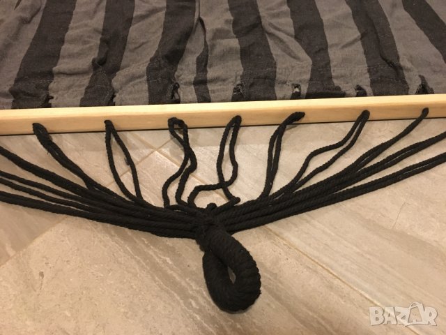 хамак с дървени рейки легло градина открито почивка къмпинг, снимка 15 - Градински мебели, декорация  - 44084522