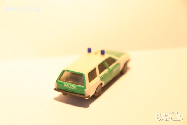 HERPA 1/87 H0 OPEL REKORD POLICE ПОЛИЦИЯ КОЛИЧКА МОДЕЛ, снимка 5 - Колекции - 52722278