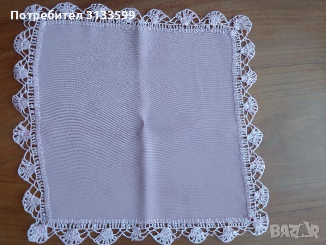 Копринени носни кърпички; кърпички - аксесоари; изделия на една кука; бродерия, снимка 14 - Декорация за дома - 37540609