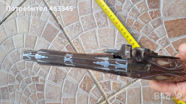 пистолет, пищов, евзалия, кремъклия, снимка 3 - Антикварни и старинни предмети - 53477413