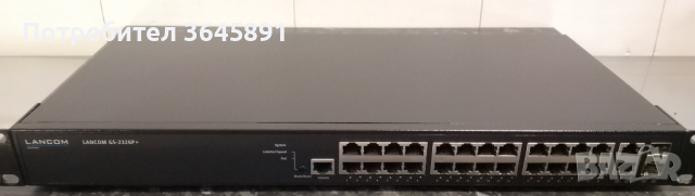 Суич управляем LANCOM GS-2326P+ 24 x 10/100/1000 (PoE+) switch, снимка 1 - Суичове - 44915318