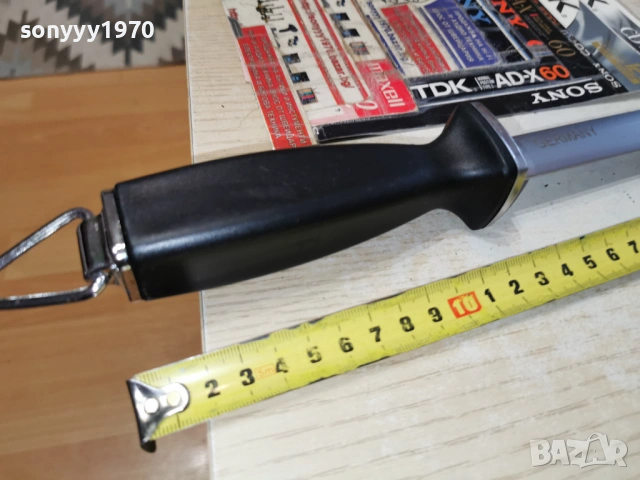 GERMANY-МАСАТ С ЧЕРНА ДРЪЖКА 2302261311, снимка 2 - Ножове - 53591907