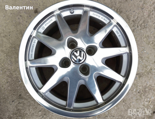 Ретро магнезиеви джанти Фолксваген 15 цола, 4 х 100, БМВ Е30, ЕТ 25, снимка 2 - Гуми и джанти - 36402984