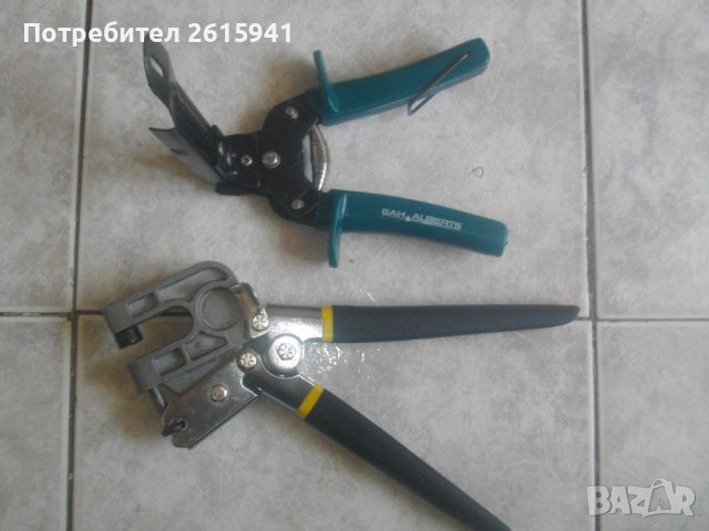 Немски Клещи Закрепване Тел На Ограда-Халки/Клещи Съединяване Ламарина/Профили-Професионални, снимка 1