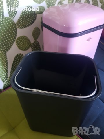 Wesco Single Boy Pink Кошче за отпадъци с капак и педал 13 L, снимка 9 - Други - 36957552