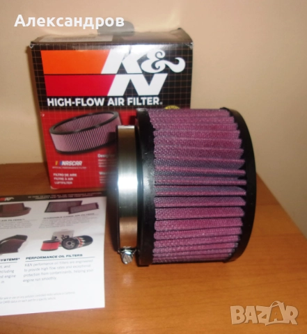 Спортен филтър K&N-оригинал, отвор 89мм, нов, промо цена!, снимка 3 - Части - 52829371