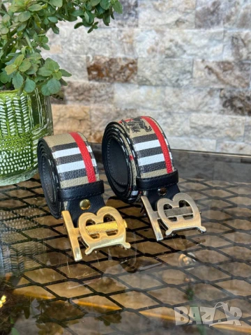 колани от естествена кожа в кутия burberry, снимка 2 - Колани - 50741985