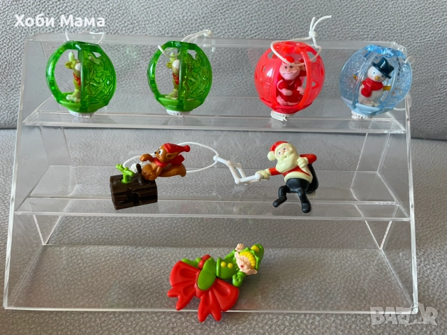 Kinder Surprise Коледни играчки от шоколадови яйца, различни серии