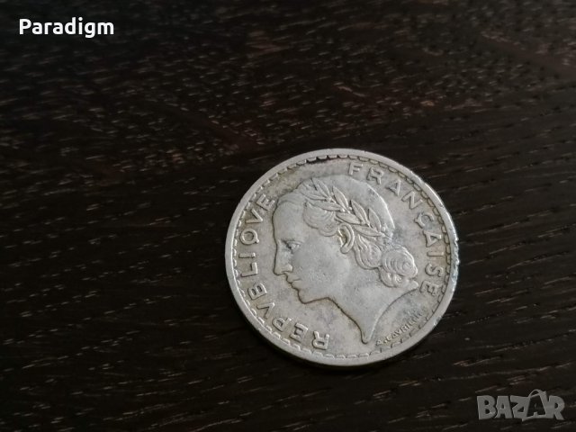 Монета - Франция - 5 франка | 1949г., снимка 2 - Нумизматика и бонистика - 27728186